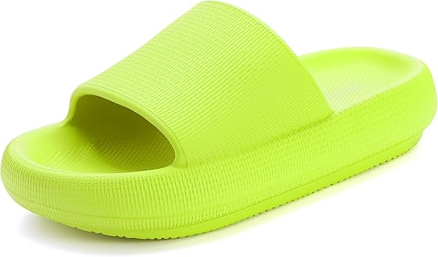 Pillow Slippers for Women and Men | House Slides Shower Sandals | Cushioned Thick Sole