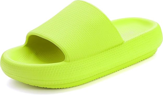 Pillow Slippers for Women and Men | House Slides Shower Sandals | Cushioned Thick Sole